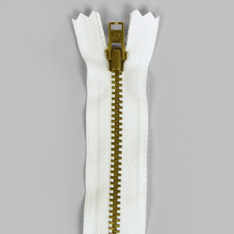 Reißverschluss nicht teilbar| Metall antik (841),  image number 1