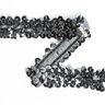 Elastische Paillettenborte (20 mm) 11 – altsilber metallic,  thumbnail number 1