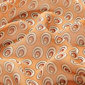 Chiffon Pfauenauge – apricot/terracotta, 