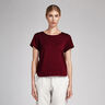 Leichter Cloque Uni – bordeauxrot,  thumbnail number 5