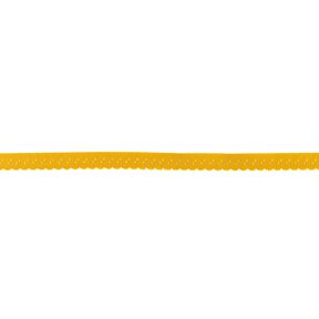 Elastisches Einfassband Spitze [12 mm] – senf, 