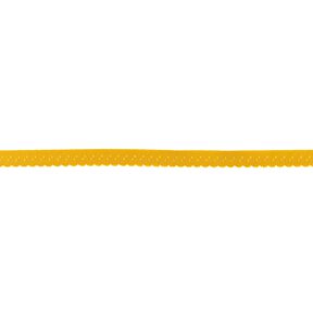 Elastisches Einfassband Spitze [12 mm] – senf, 