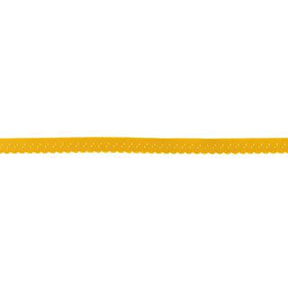 Elastisches Einfassband Spitze [12 mm] – senf, 