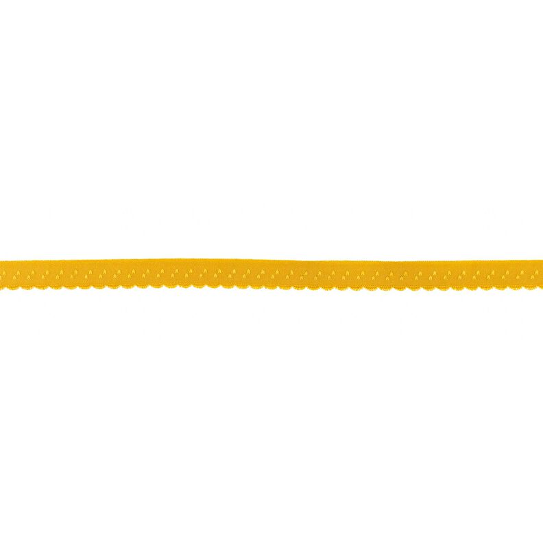 Elastisches Einfassband Spitze [12 mm] – senf,  image number 1