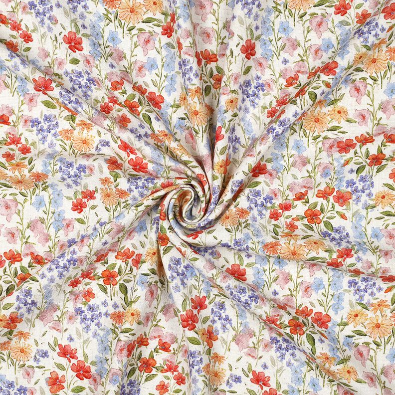 Leinen-Mix Fr&uuml;hlingsblumen &ndash; weiss,  image number 3