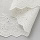 Feston Spitzenband Blumen [ 9 cm ] – wollweiss,  thumbnail number 2