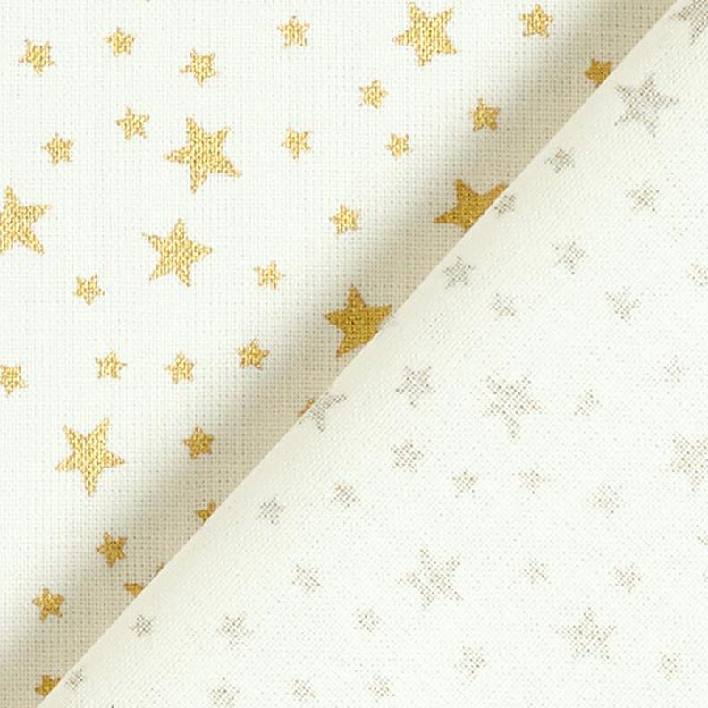 Baumwollstoff Cretonne weihnachtlicher Sternenhimmel klein – weiss, image number 5