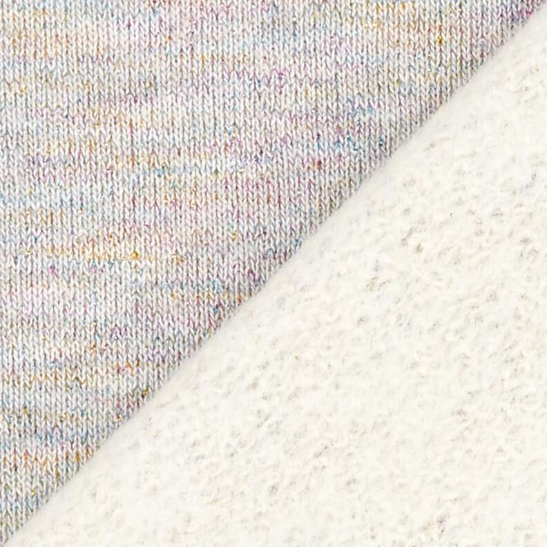 Sweatshirt Glitzer Melange – silbergrau,  image number 3