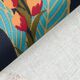 Baumwollsatin Dschungelblätter – marineblau,  thumbnail number 4