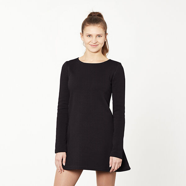 Romanit Jersey Uni – schwarz | Reststück 50cm