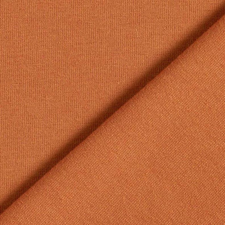 Baumwolljersey Medium Uni – terracotta, image number 3