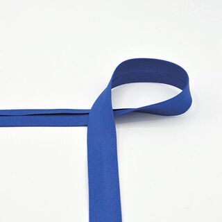 Baumwoll-Schrägband Popeline [20 mm] – königsblau, 