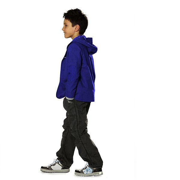 Sweatshirt Angeraut – königsblau | Reststück 50cm