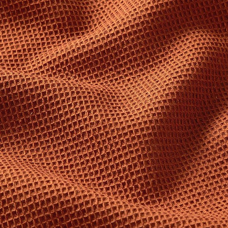 Waffelpiqué Mini – terracotta,  image number 2