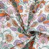 Beschichtete Baumwolle Blumenmeer – weiss,  thumbnail number 4
