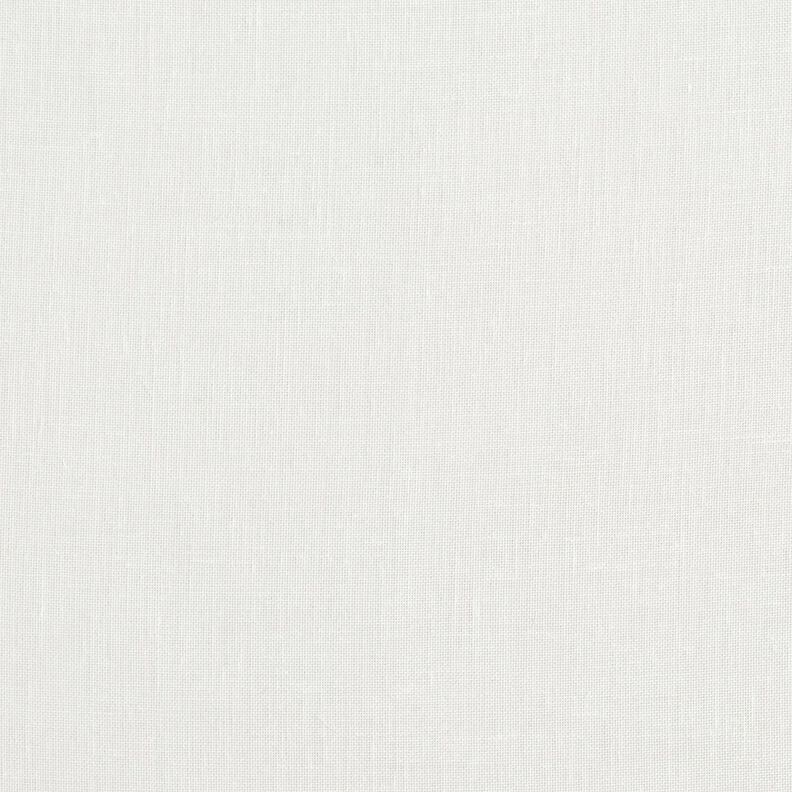 Gardinenstoff Leinen-Mix Uni – wollweiss,  image number 1