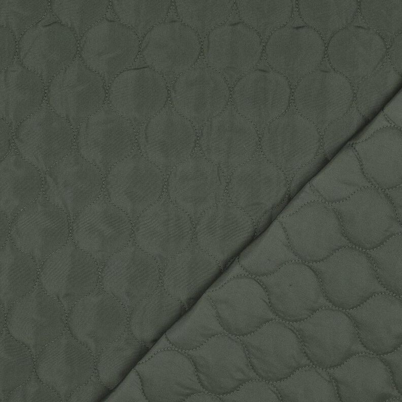 Steppstoff Kreismuster | Poppy Fabrics – dunkelpinie,  image number 4