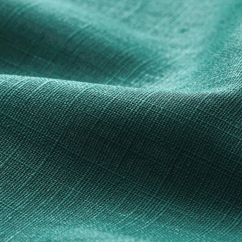Leinenstoff Ramie-Mix medium – blautanne,  image number 2