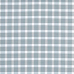 Blusenstoff Pepitakaro – weiss/anthrazit, 