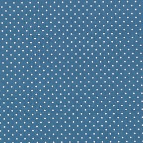 Beschichtete Baumwolle kleine Punkte – jeansblau, 