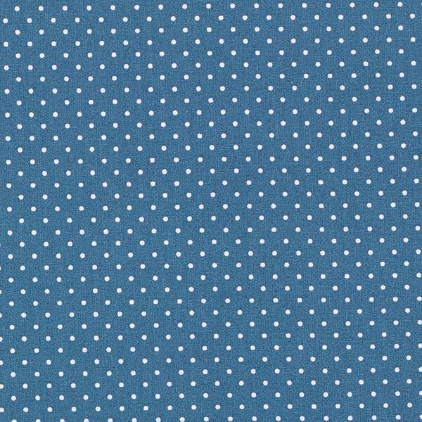 Beschichtete Baumwolle kleine Punkte – jeansblau