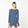Leichter Baumwollsweat Uni – jeansblau,  thumbnail number 6