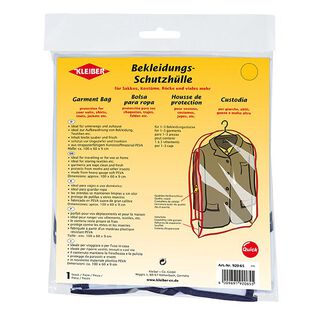 Bekleidungs-Schutzhülle für Sakkos, Kostüme, Röcke [ Maße: 100 x 60 x 9 cm ] | Kleiber, 