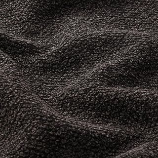 Strickbouclé Melange – anthrazit | Reststück 50cm, 