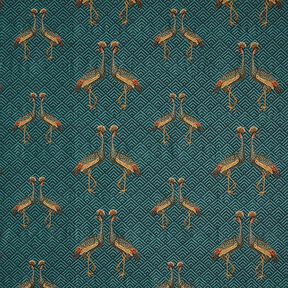 Jacquard Gobelin Pfau – petrol, 