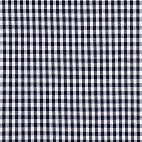 Baumwollstoff Vichykaro 0,5 cm – schwarzblau/weiss, 