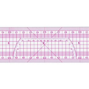 Patchwork-Lineal [5 x 50 cm] - transparent, 