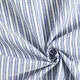 Leinen-Baumwoll-Mix Streifen breit – jeansblau/wollweiss,  thumbnail number 3