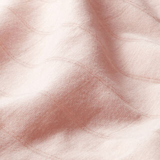 Doppellagiger Jersey Uni - rosé, 