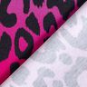 French Terry Sommersweat Farbverlauf Leopard Digitaldruck | by Poppy – purpur/feuerrot,  thumbnail number 4