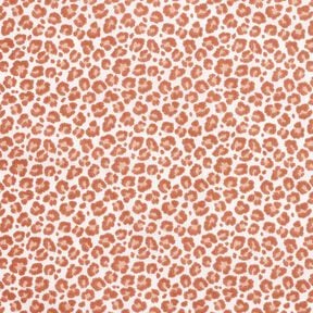 Baumwollstoff Cretonne Leo klein – elfenbein/kupfer,  Baumwollstoff Cretonne Leo klein – elfenbein/kupfer,