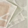 Gardinenstoff Leinen-Mix Formen  – maronenbraun/natur,  thumbnail number 5