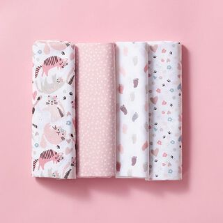 Stoffpaket Popeline Baby – rosa, 