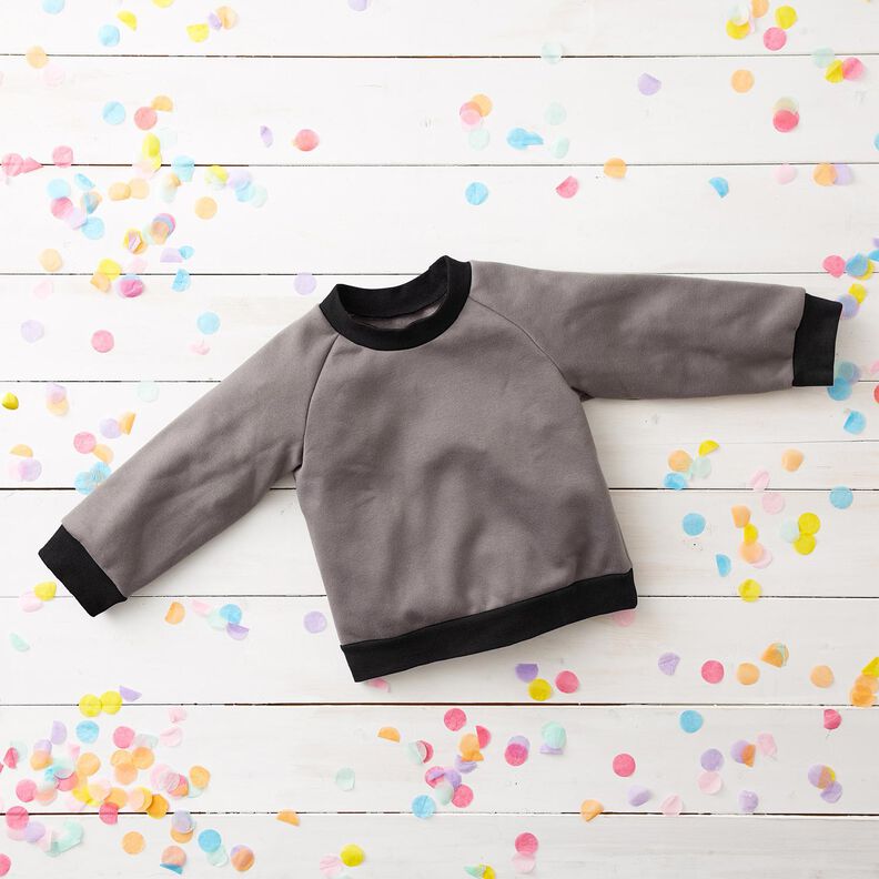 2x2 Bündchen Uni – schwarz,  image number 7