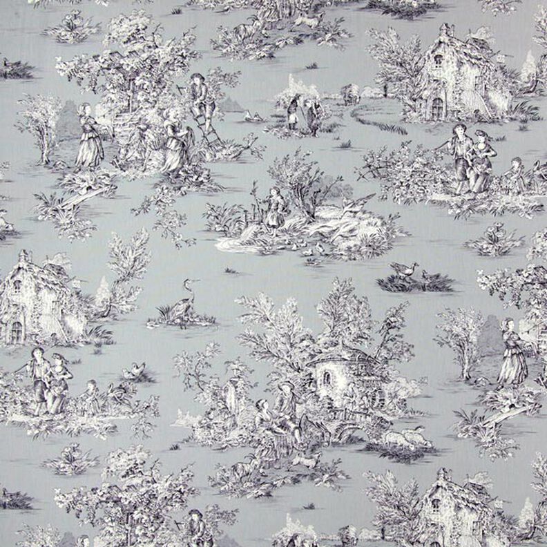 Dekostoff Pastorale 280 cm – grau,  image number 1