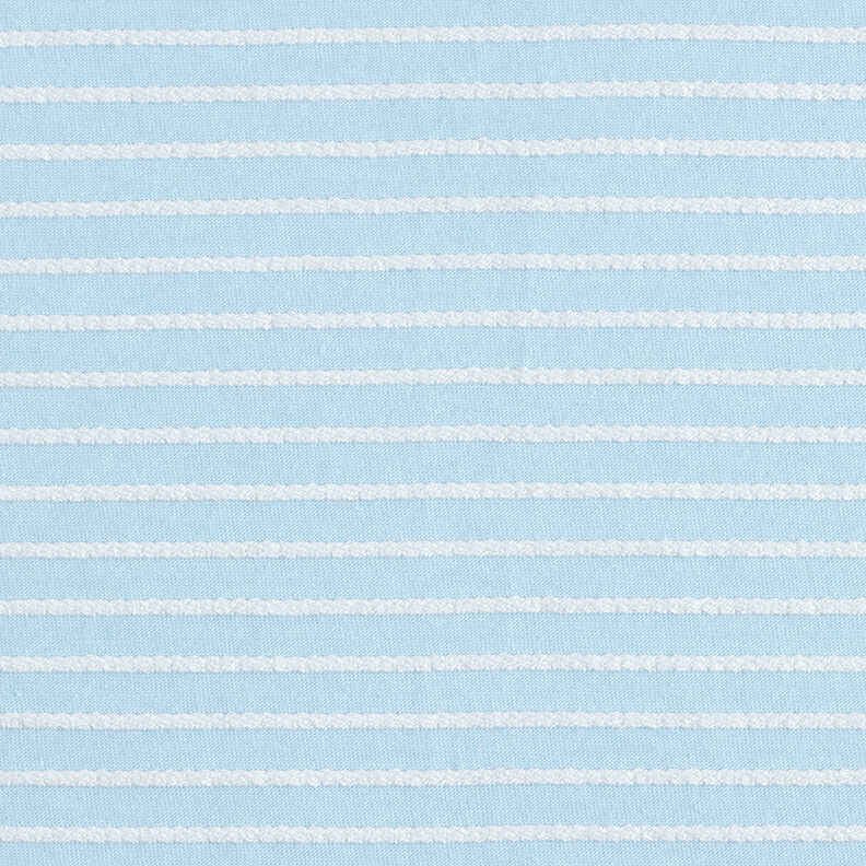 Feinstrick Kordelstreifen – hellblau/weiss,  image number 1