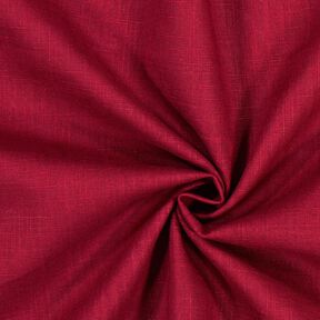 Leinenstoff Ramie-Mix medium – dunkelrot, 