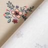 GOTS Baumwolljersey verstreute Blumen | Poppy Fabrics – mandel,  thumbnail number 4