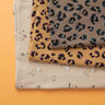 Musselin/ Doppel-Krinkel Gewebe Leo – taupe/petrol,  thumbnail number 5