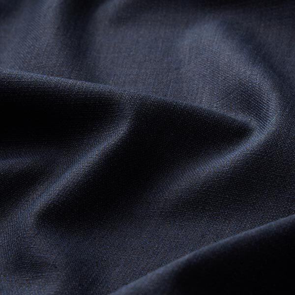 Stretch Leinenstoff Mix – marineblau | Reststück 50cm