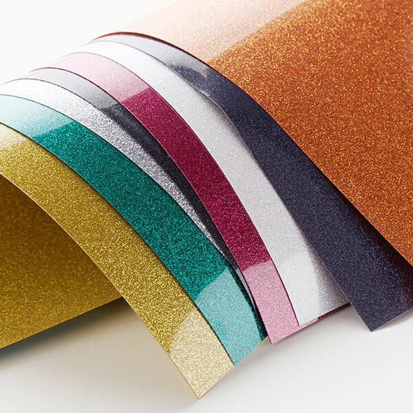 Flexfolie Glitzer Din A4 – schwarz, image number 4