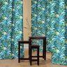 Halb-Panama Dekostoff Polinesia – blau/grün,  thumbnail number 5