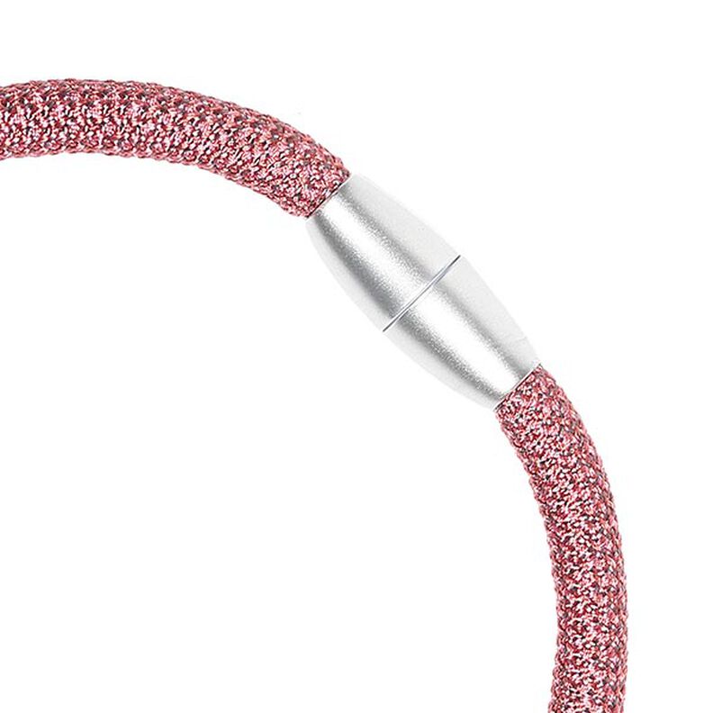 Schlichter Raffhalter mit Magnetverschluss [60cm] – rosa | Gerster,  image number 2