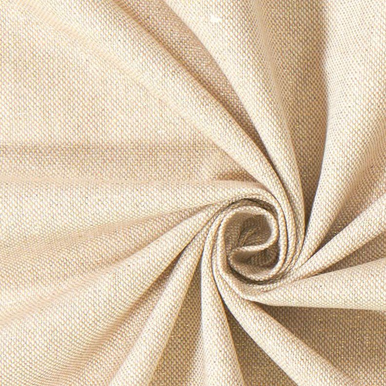 Halbpanama Lurex uni – natur, image number 1