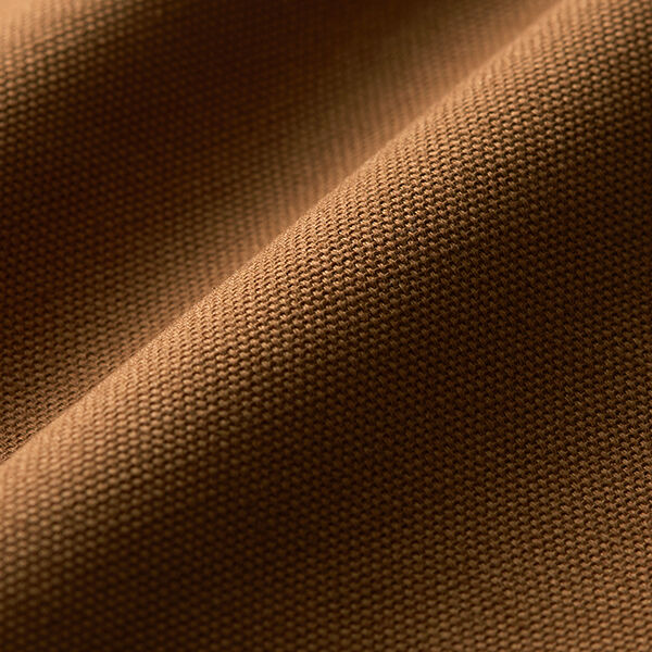 Dekostoff Canvas  – braun | Reststück 50cm