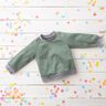 Leichter Baumwollsweat Uni – schilf,  thumbnail number 7